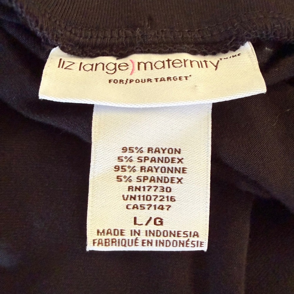New Liz Lange for Target Maternity Maxi Skirt Side Slits L Staple Comfort NWT - Picture 5 of 10